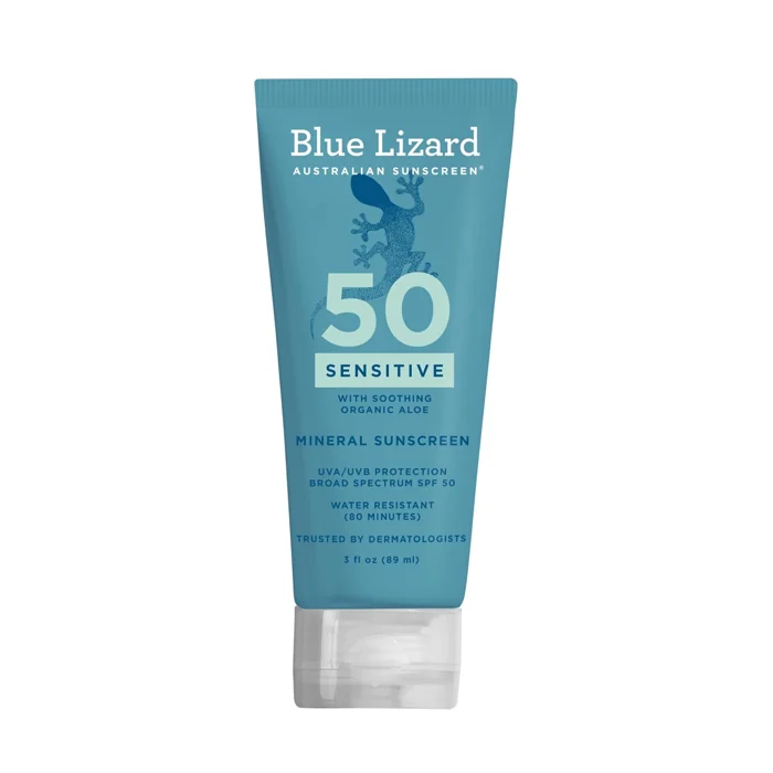 Blue Lizard Sensitive Mineral Sunscreen SPF 50, 3 fl oz tube